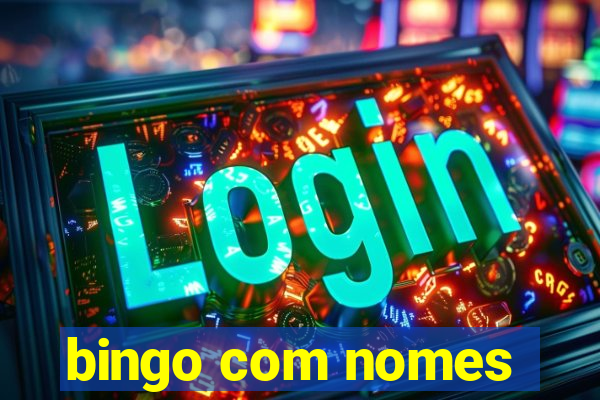 bingo com nomes